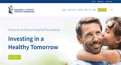 Desktop Screenshot of nanaimohospitalfoundation.com